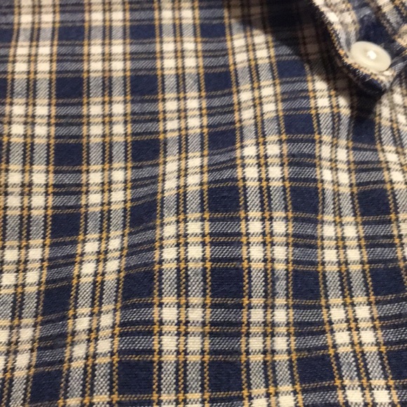 Late 90s Abercrombie & Fitch long sleeve plaid flannel shirt 100% cotton Med EUC - Picture 4 of 5